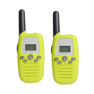 

2pcs Children Radio Set Kids Walkie Talkie Handheld Intercom with LCD Display & Flashlight Boys Girls Gift Interaction Toys
