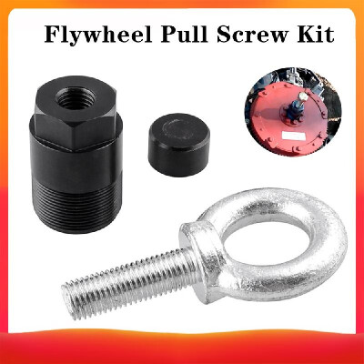 

Outboard Motors Flywheel Puller Kit with Crank Shaft Protector Lift Ring 91-90455-1 Lifting Eye 1 12"-16 Flywheel Puller Removal