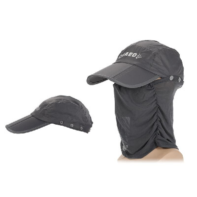 

Protection Sun Cap Removable Neck Face Flap Cover Cap for Fishing Hiking Garden Work Outdoor Activities