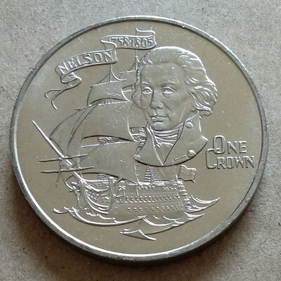 

38mm Nelson Gibraltar 1980 Coin