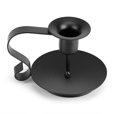 

Retro Iron Taper Candle Holder Hand Made Candlestick Stand Home Candlelight Dinner Decor Candle StickCandle Holder