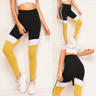 

Starmoon Ladies Stitching Breathable And Slim Hip-lifting Exercise Running Yoga Pants