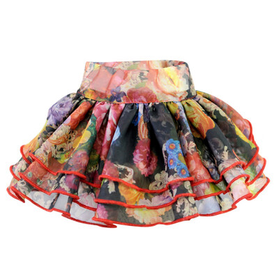 

Vintage Roses Printed Dog TUTU Skirt Pets Dog Ball Gown For Dogs Pet Clothes Supplies