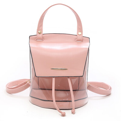 

Tailored Women Ladies Fashion Transparent Handbag Totes Shoulder Backpacks Casual Bags