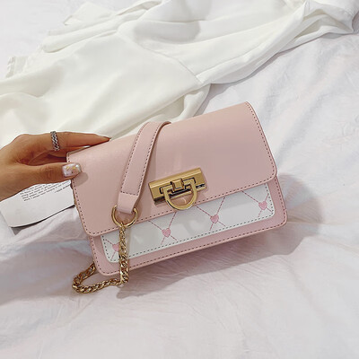 

The Korean version of the fashion chain bags with one shoulder&one shoulder
