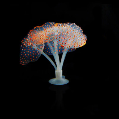 

Glowing Artificial Jellyfishes Fish Tank Silicone Simulated Aquatic Plants Fluorescent Vivid Jellyfish Aquarium Decoration