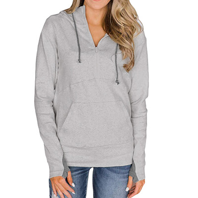 

Starmoon Womens Autumn Long Sleeve Hoodie Sweatshirt Pockets Hooded Pullover Tops Blouse