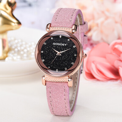 

RM Fashion Simple Without Numeral Scale Starry Dial Dial Quartz Female Watch