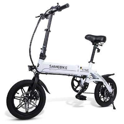 

Lixada 14 Inch Folding Electric Bike Power Assist Electric Bicycle E-Bike Scooter 250W Motor