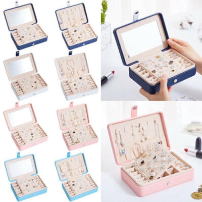 

Jewelry Organization Box Velvet Ring Box Tray Storage Rings Display Case Holder