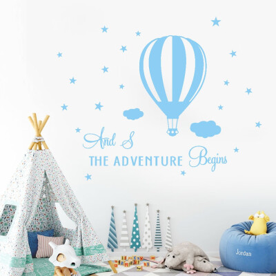 

Toponeto The Adventure Begins Home Decor Wall Sticker Decal Bedroom Vinyl Art Mural