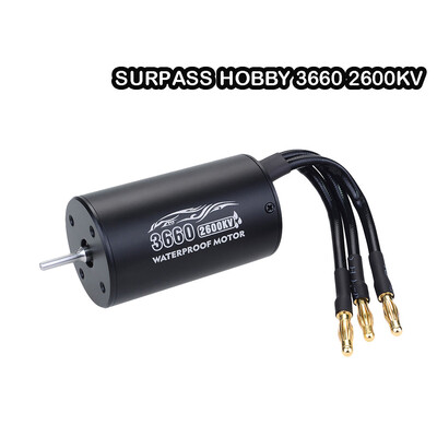 

Tailored SURPASS HOBBY 3660 26003300KV Brushless Waterproof Motor for 110 RC Truck Car