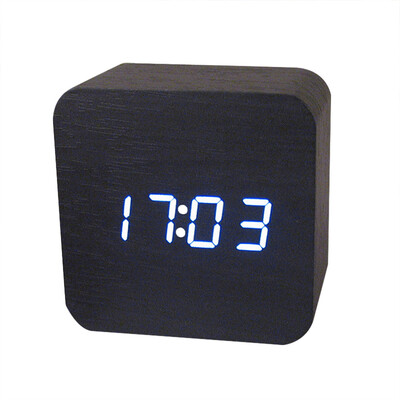

Gobestart Creative Temperature Display Sounds Control Electronic LED Alarm Clock