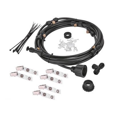 

6pcs 6m Sprinkler Outdoor Garden Misting Cooling System Water Kit System