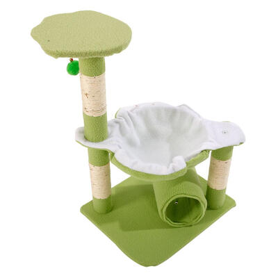 

28 inch Stable Cute Sisal Cat Climb Trees Holder Cat Tower Lamb Pet Toys