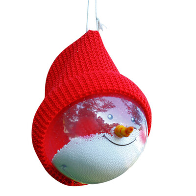 

〖Follure〗Christmas Tree Decoration Ball Christmas Snow Ball Transparent Ball With Cap