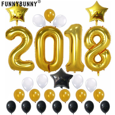 

FUNNYBUNNY Letter aluminum foil balloon 2018 BALLOONS Graduation Party Supplies Graduation Decorations Events Large 40 inch