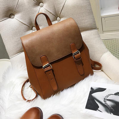 

Retro Vintage Style Womens Backpack Fashion Simple Travel Shoulder Bag Handbag For Girls