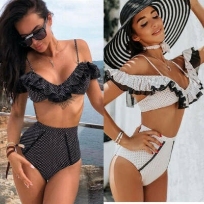 

US Stock Women Push-up Padded Bra Bandage Bikini Sets Swimsuit Swimwear Bathing