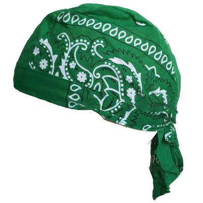 

9 Colors Unisex Paisley Print Bandana Scarf Sports Cotton Durag Motorcycle Cycling Cap