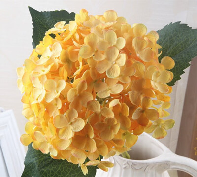 

FUNNYBUNNY Artificial Hydrangea Silk Flowers Arrangements Bunch Bridal Bouquet Wedding Bouquet for Home Garden Party Decoration