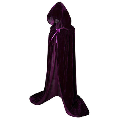 

Toponeto Fashion New Style Halloween Cloak Masquerade Party Blouse Fashion Pure Color Top