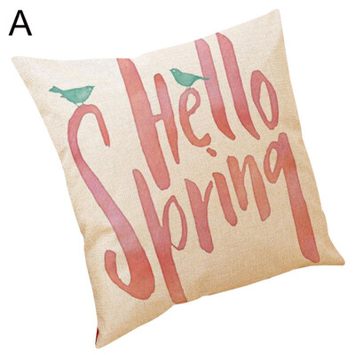 

Flower Letter Bike Throw Pillow Protector Case Cushion Cover Bedding Articles
