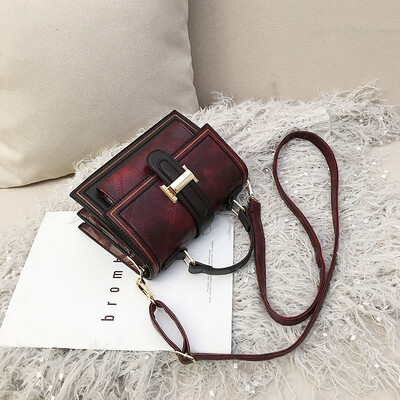 

Hong Kong style retro small bag girl 2019 autumn&winter new fashion Korean version of the girl single shoulder slanted bag 100