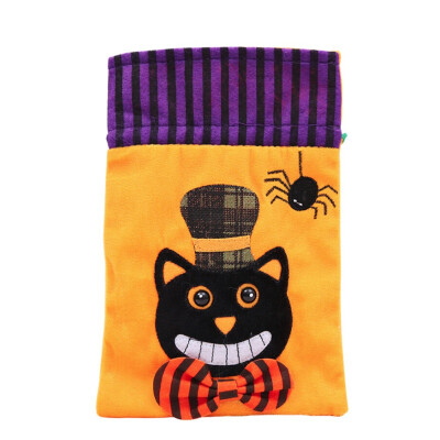 

Halloween Non-woven Fabrics Pumpkin Bags Halloween Props Kids Children Toys Candy Bag Party Supplies