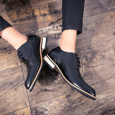 

Business casual shoes men 2019 new explosion models breathable fashion lazy shoes men trend pointed big size shoes men