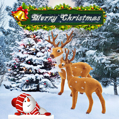 

Tailored Christmas Deer Reindeer Santa Craft Elk Xmas Home Tree Decor Ornament Supply