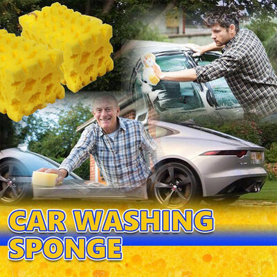 

〖Follure〗Extra Large Car-Washing Sponge Coral Sponge Washing Cleaning Block Honeycomb