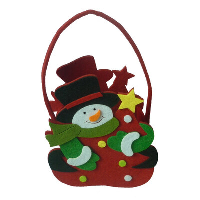 

Fun Candy Bags Handbag Christmas Kids Gifts Exquisite New Year Santa Claus Party Home Decor New