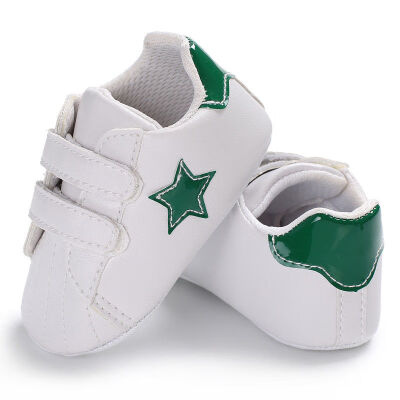 

Newborn Baby Boy Girl Soft Sole Leather Crib Shoes Anti-slip Sneaker Prewalker