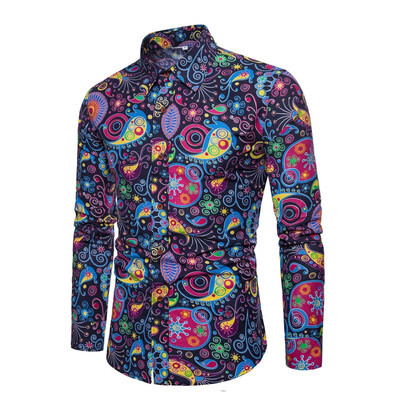 

New Fashion Mens Luxury Casual Stylish Slim Fit Long Sleeve Casual Dress Shirts