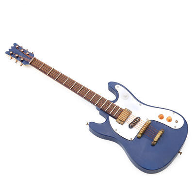 

Greensen Exquisite Wooden Mini Guitar Model Display Decoration Home Coffee House Ornament 3-500-E36
