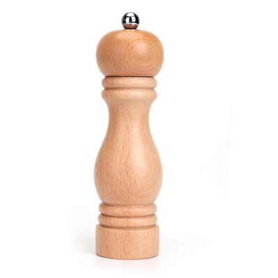 

Beech Pepper Spice Salt Mill Manual Seasoning Grinder Kitchen Cooking Tools