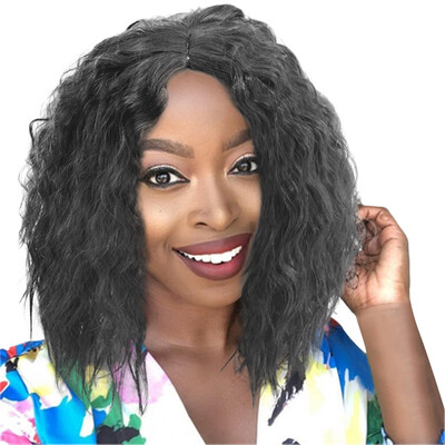 

〖Follure〗Brazilian Rose hair net Full Wig Bob Wave Black Natural Looking Women Wigs