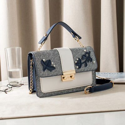 

Autumn&Winter Ins Hand-held Ladies Up-to-date Korean Version Baitao Chain Single Shoulder Slant Bag Fashion