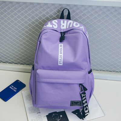 

Ins schoolbag female Korean version of senior high school students Chaobai male simple junior high school students with ancient fe