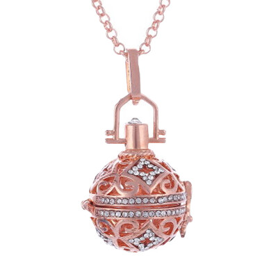 

Fashion Locket Angel Caller Pendant Long Musical Sound Necklace Cage Necklace Pendant Pregnancy