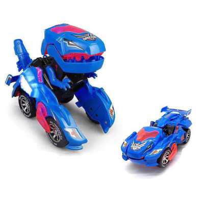 

2019 Deformation Electric Dinosour Car Toy Network Wheel Transformation Robot Vehicle With Lighting Music Gift for Kids