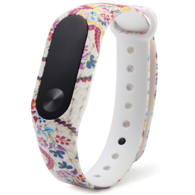 

For Xiaomi Mi Band 2 TPU Colorful Wristband Replacement Strap