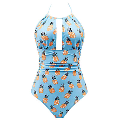 

Roseonmyhand Womens One Piece Swimwear Backless Tummy Control Monokini Swimsuits