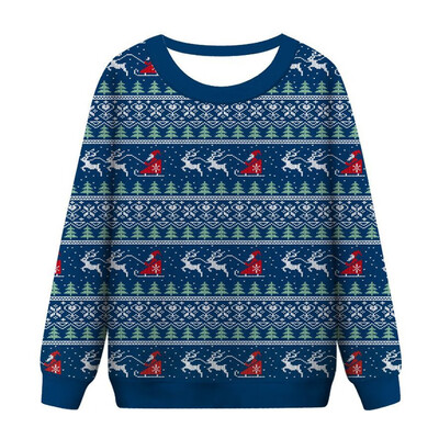 

Tailored Christmas Women Funny Print Christmas Sweatshirt Crewneck Various Design Tops
