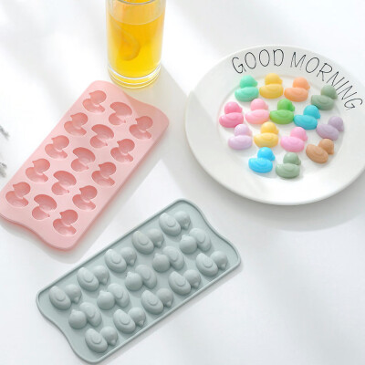 

Gobestart Silicone Shape Cake Cookie Chocolate Mould Ice Tray Mold Baking Tray 3D