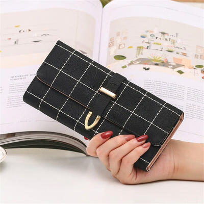 

Three Fold PU Wallet Retro Style Spring Womens Bags Pocket Change Purse