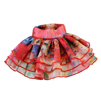 

Vintage Roses Printed Dog TUTU Skirt Pets Dog Ball Gown For Dogs Pet Clothes Supplies