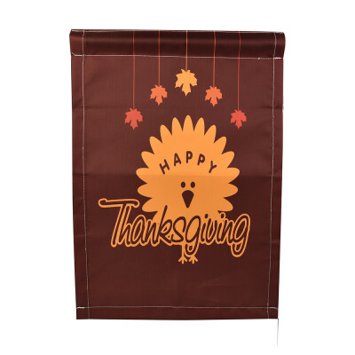 

Tailored Happy Thanksgiving Garden Flags House Decor Mini Yard Banner 12 x 18