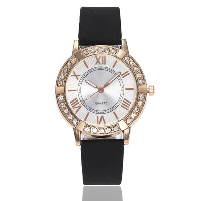 

Belt watch multicolor Roman scale diamond watch
